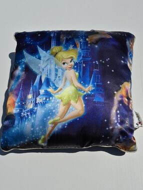 Disney Tinker Bell Throw Pillow - Blue, Green and Yellow